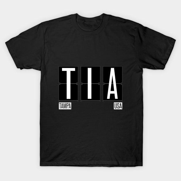 TIA- Tampa Florida Airport Code Souvenir or Gift Shirt T-Shirt by HopeandHobby